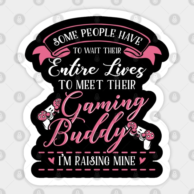 Gaming Mom and Baby Matching T-shirts Gift Sticker by KsuAnn